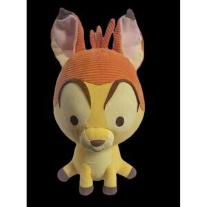 DISNEY‎ PARKS EXCLUSIVE BIG HEAD BAMBI PLUSH  Corduroy
